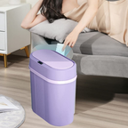 Smart Trash Bin Motion Sensor Touchless Lid Waterproof Narrow Space Bathroom Bin