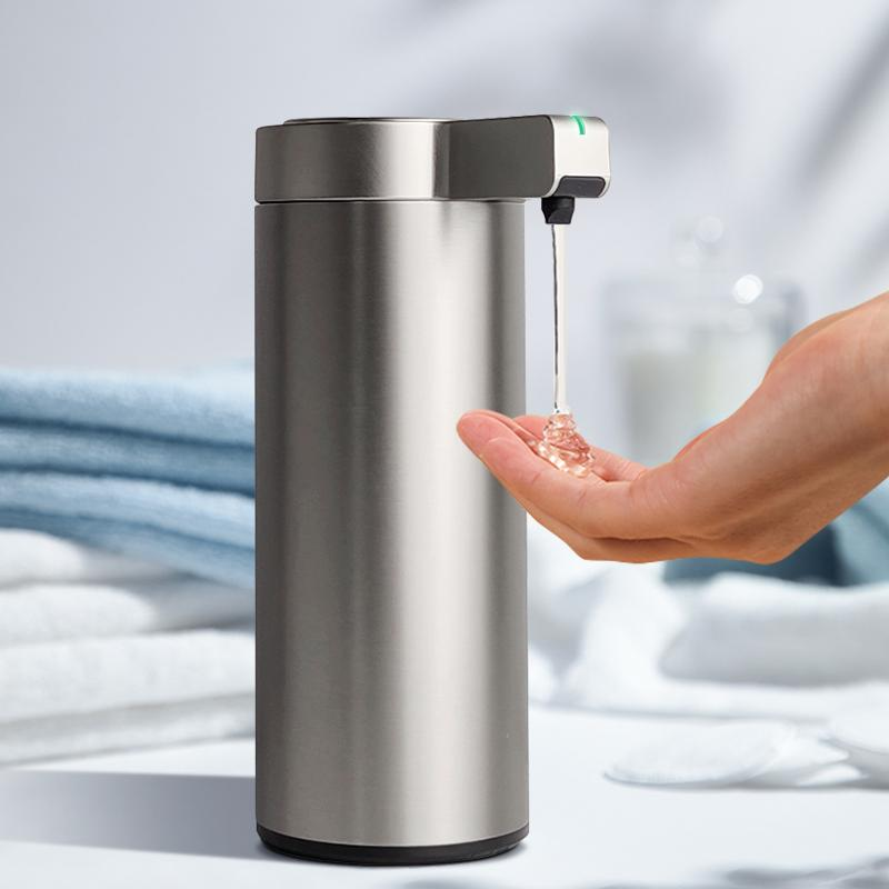 Automatic Soap Dispenser Touchless Motion Sensor 304 Stainless Steel Rechargeable