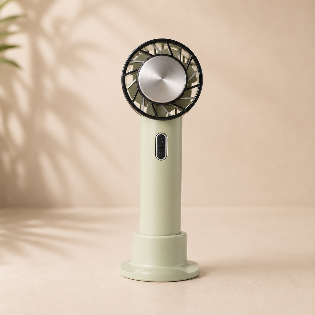 USB Rechargeable Desktop Air Cooler Fan 3 Speed Portable Lightweight Design
