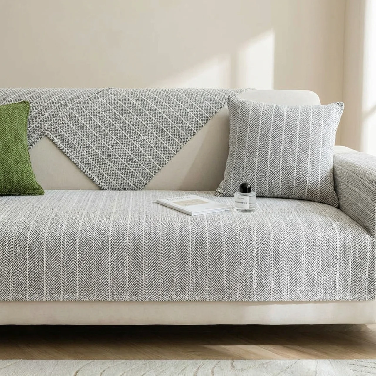 Sofa Cover Non Slip Woven Pet Friendly Furniture Protector