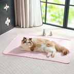 Cooling Pet Mat Soft Cooling Fabric Cushioned Pet Lounger for Cats and Dogs
