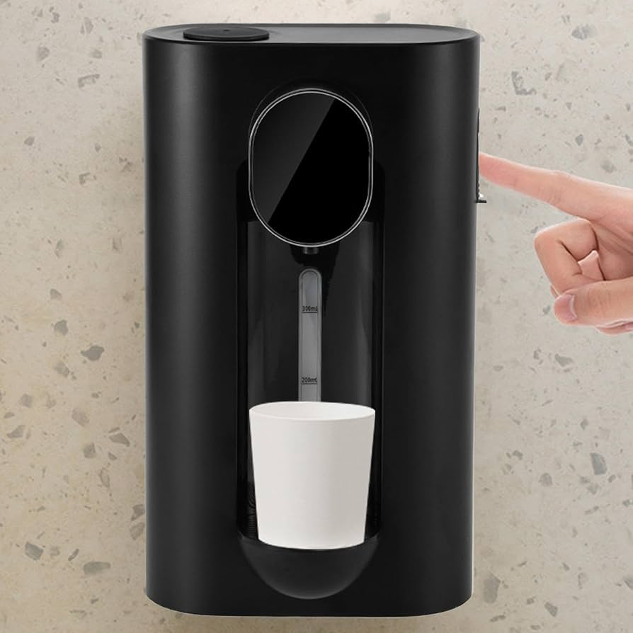 Automatic Mouthwash Dispenser Wall Mounted Touchless Plastic Bathroom Accessory