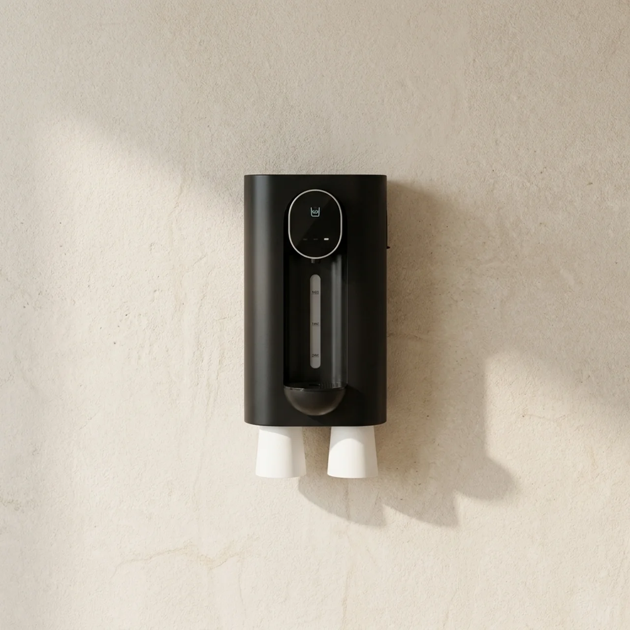 Automatic Mouthwash Dispenser Wall Mounted Touchless Plastic Bathroom Accessory