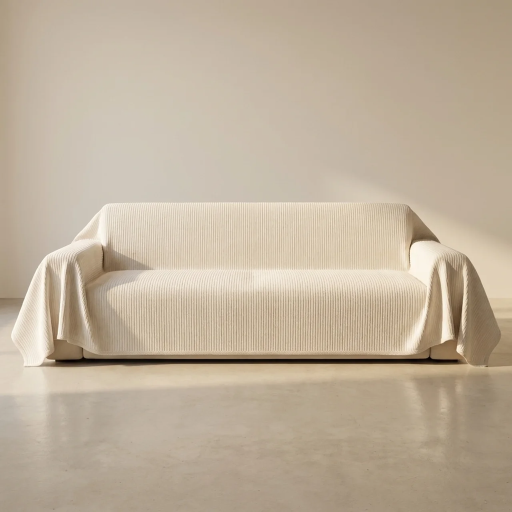 Sofa Cover Quilted Chenille Non Slip Pet Friendly Furniture Protector