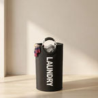 Collapsible Laundry Basket Self Standing with Padded Handles