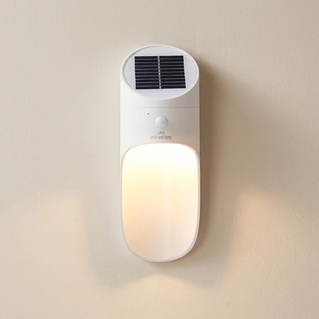 Solar Motion Sensor Wall Light, Outdoor Wireless LED Security Light, Weather Resistant