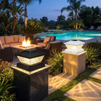 Solar Post Cap Light Waterproof LED Dual Mode Outdoor Fence and Deck Light