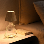 Portable Table Lamp Wine Bottle Style Rechargeable Touch Switch