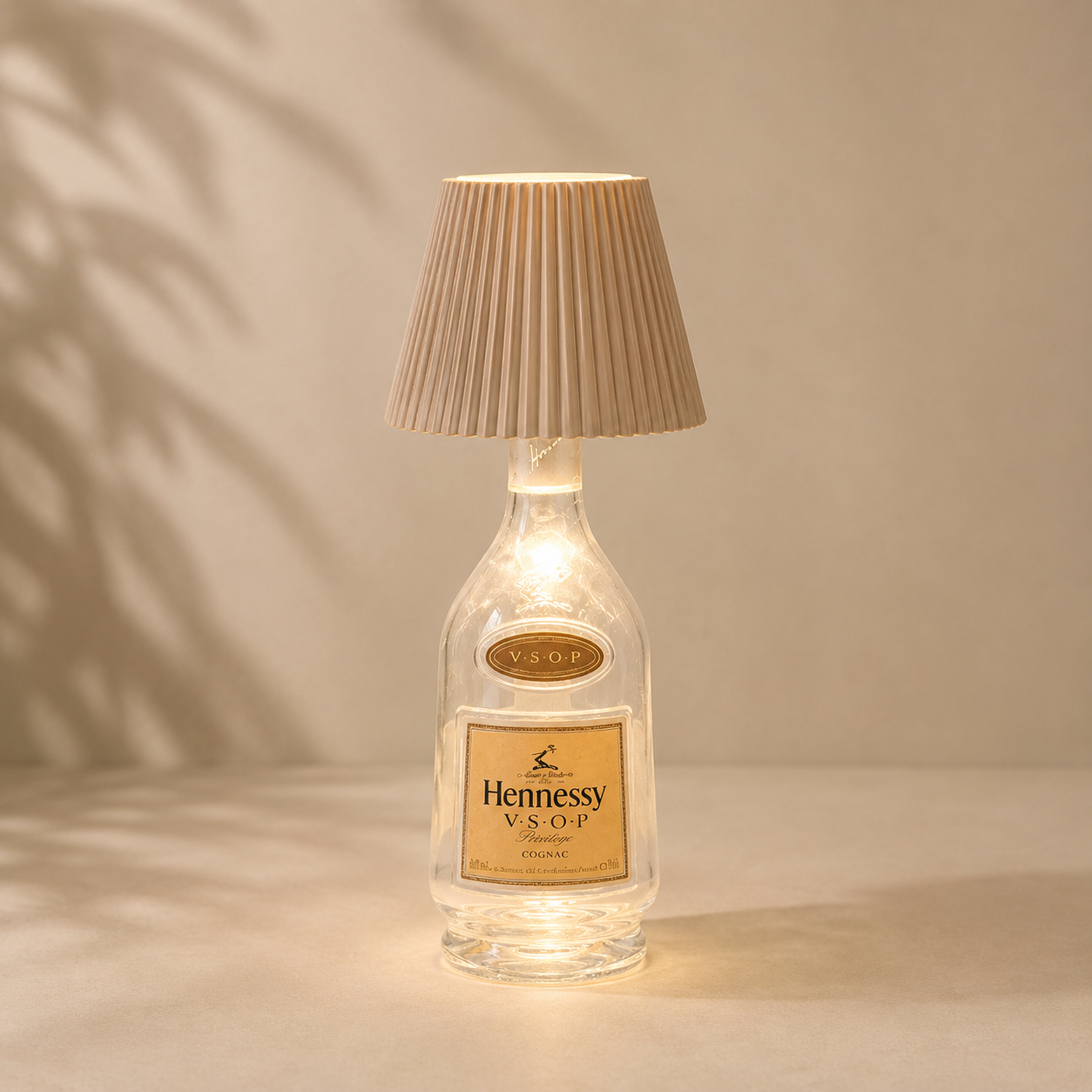 Portable Table Lamp Wine Bottle Style Rechargeable Touch Switch