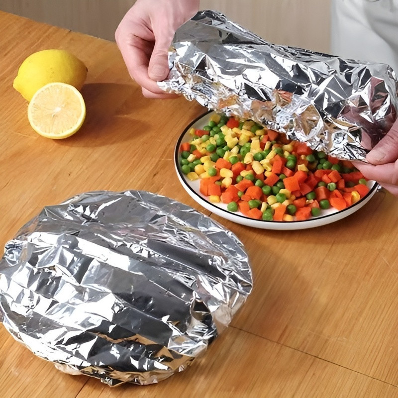 Food Container Heat Retaining Cover Aluminum Foil Insulated Table Food Cover