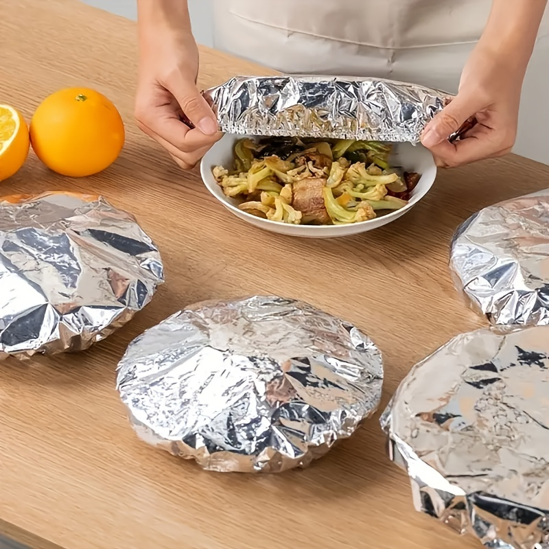 Food Container Heat Retaining Cover Aluminum Foil Insulated Table Food Cover
