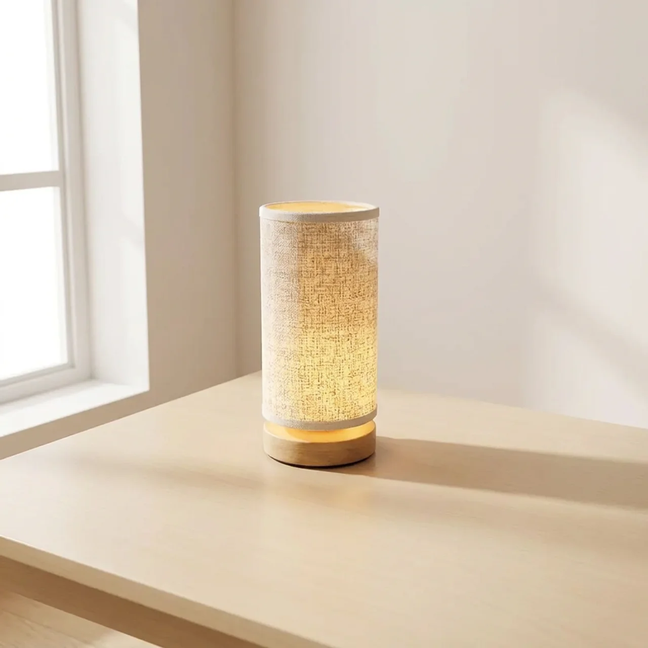 Night Lamp Modern Design Warm White Light Bedside Lighting