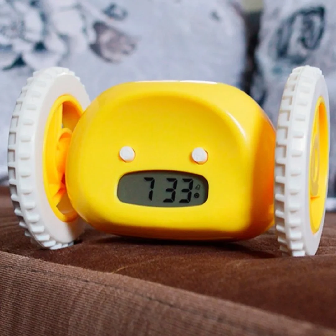 Alarm Clock with Mobile Escape Function Loud Alert Adjustable Snooze