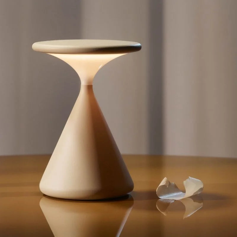 Bela Wireless Table Lamp | Touch Control, Hourglass Design