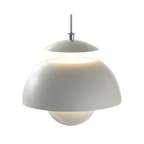 Flora Pendant Light | Sculptural Metal Design, Warm LED Glow