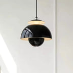 Flora Pendant Light | Sculptural Metal Design, Warm LED Glow