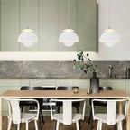 Flora Pendant Light | Sculptural Metal Design, Warm LED Glow