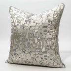 Lira Sierkussenhoes | Luxe Satijnlook, Abstract Patroon 45x45 cm