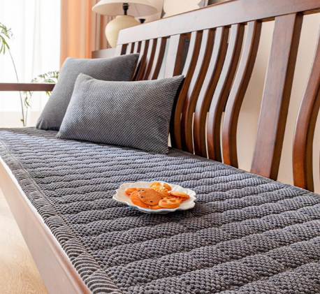 CordComfort: Sofa Cover with Cord Surface & Thick Padding – for Seating Furniture & Living Room