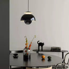 Flora Pendant Light | Sculptural Metal Design, Warm LED Glow