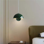 Flora Pendant Light | Sculptural Metal Design, Warm LED Glow