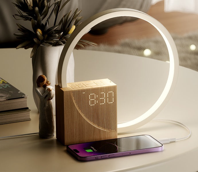 Bela Sunrise Alarm Clock | LED Light Simulation, Nature Sounds
