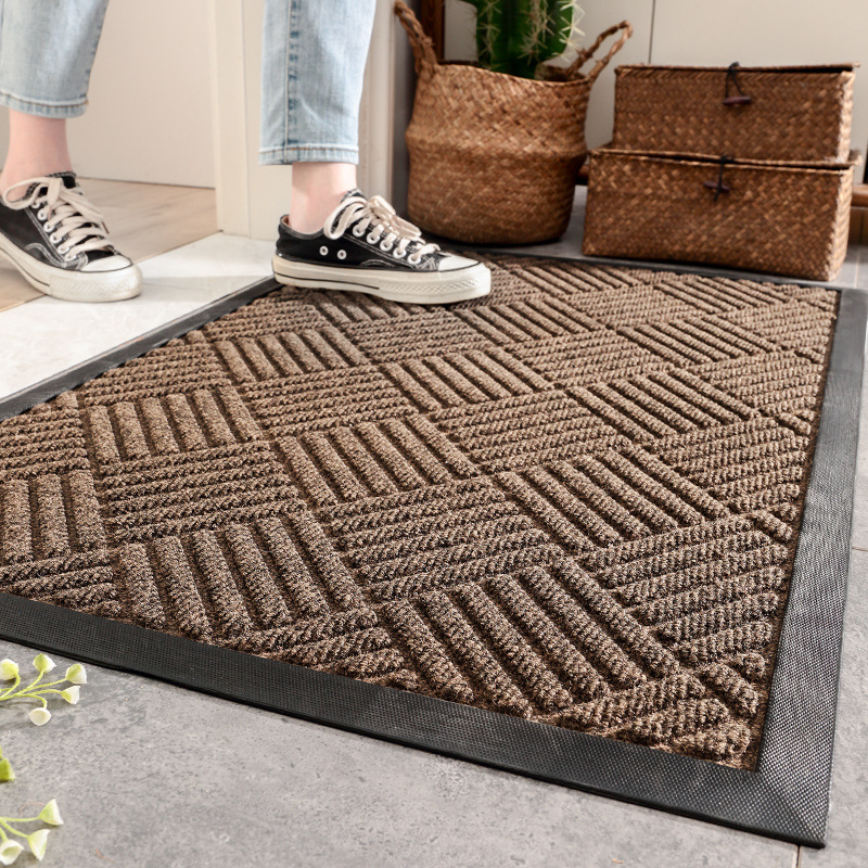 Heavy-Duty Non-Slip Floor Mat for High-Traffic Areas – Dirt-Trapping and Waterproof Entrance Mat