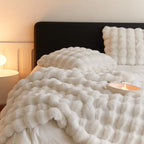 Bela Faux Fur Plaid | Ultra-Plush, Timeless Elegance