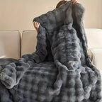 Bela Faux Fur Plaid | Ultra-Plush, Timeless Elegance