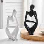 Mente Sculptuur | Abstracte Denker, Duurzaam Hars