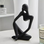 Mente Sculptuur | Abstracte Denker, Duurzaam Hars