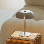 Wireless Table Lamp, Touch Control, Integrated LED, Rechargeable USB