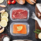 Transparent Airtight Meat Preservation Box for Fridge – Durable Storage Container for Bacon and Meats