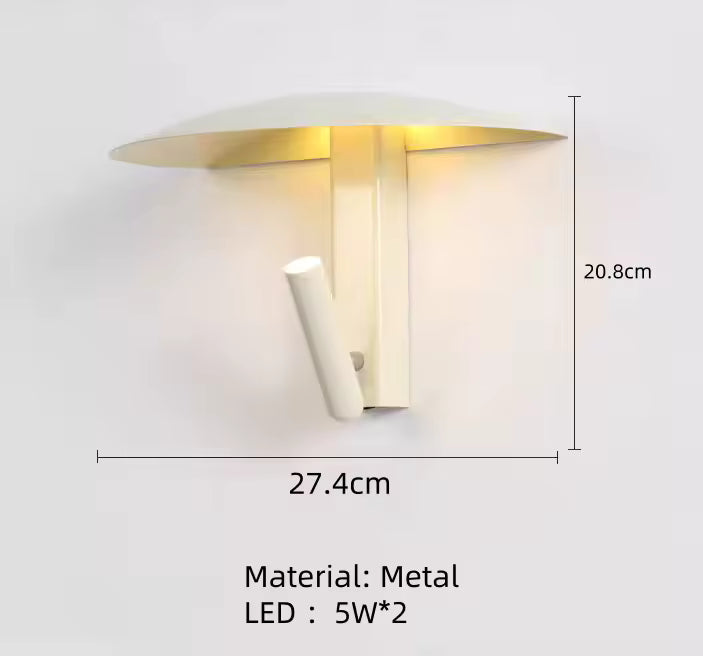 Norela – Minimalist Mushroom Wall Lamp
