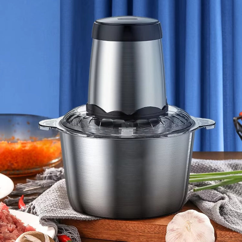 Food Chopper, 300W Motor, Stainless Steel Bowl, Dual-Speed Control