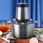 Food Chopper, 300W Motor, Stainless Steel Bowl, Dual-Speed Control