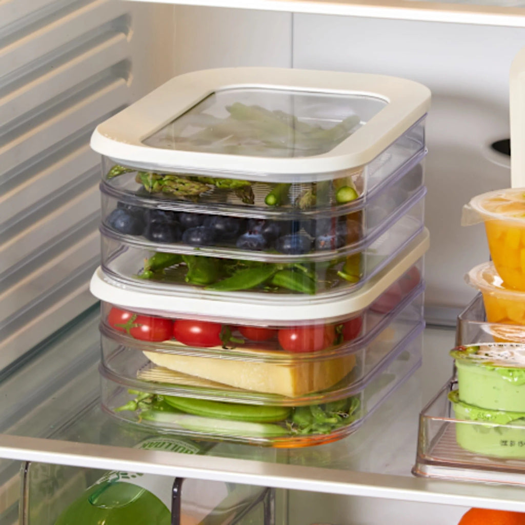 Transparent Airtight Meat Preservation Box for Fridge – Durable Storage Container for Bacon and Meats