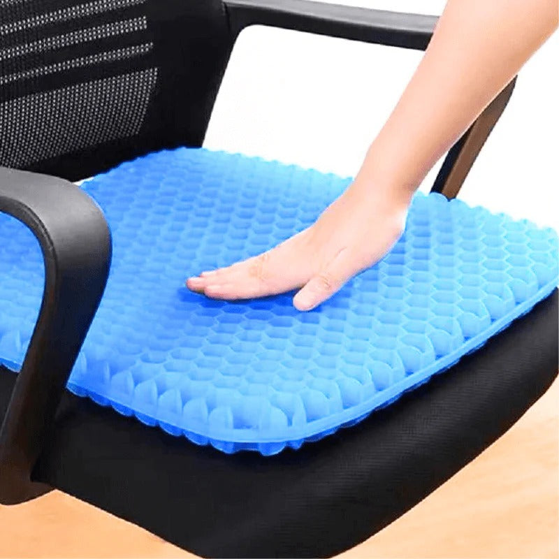Honeycomb Gel Seat Cushion  – Ergonomic Comfort for Office, Car, and Home Use