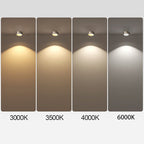 Contemporary Adjustable Round LED Flush Mount Ceiling Spotlight
