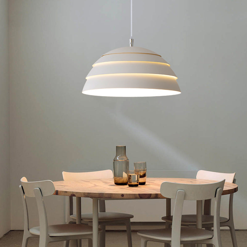 NordDome: Modern Pendant Light in Nordic Style with Aluminum Dome & LED – for Restaurants & Residential Kitchens