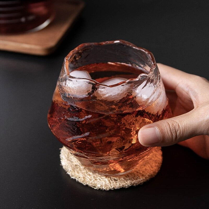 Kairo Whisky Glas | Handgemaakt Kristalglas, Tornado Design