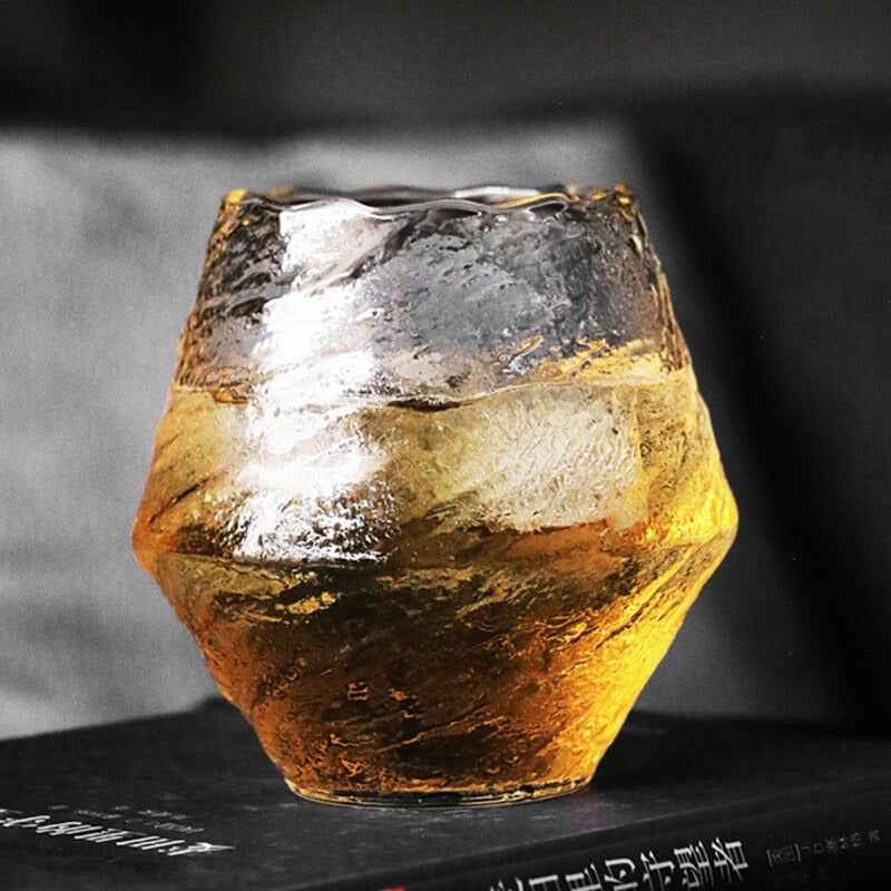 Kairo Whisky Glas | Handgemaakt Kristalglas, Tornado Design