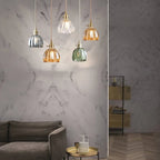 Japanese Glass Flower Pendant 1-Light