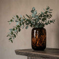 Cora Print Vase | Tortoiseshell Glass, Soft Edge Design