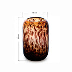 Bello XL Vase | Tortoiseshell Print, Blown Glass Design