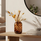 Bello XL Vase | Tortoiseshell Print, Blown Glass Design