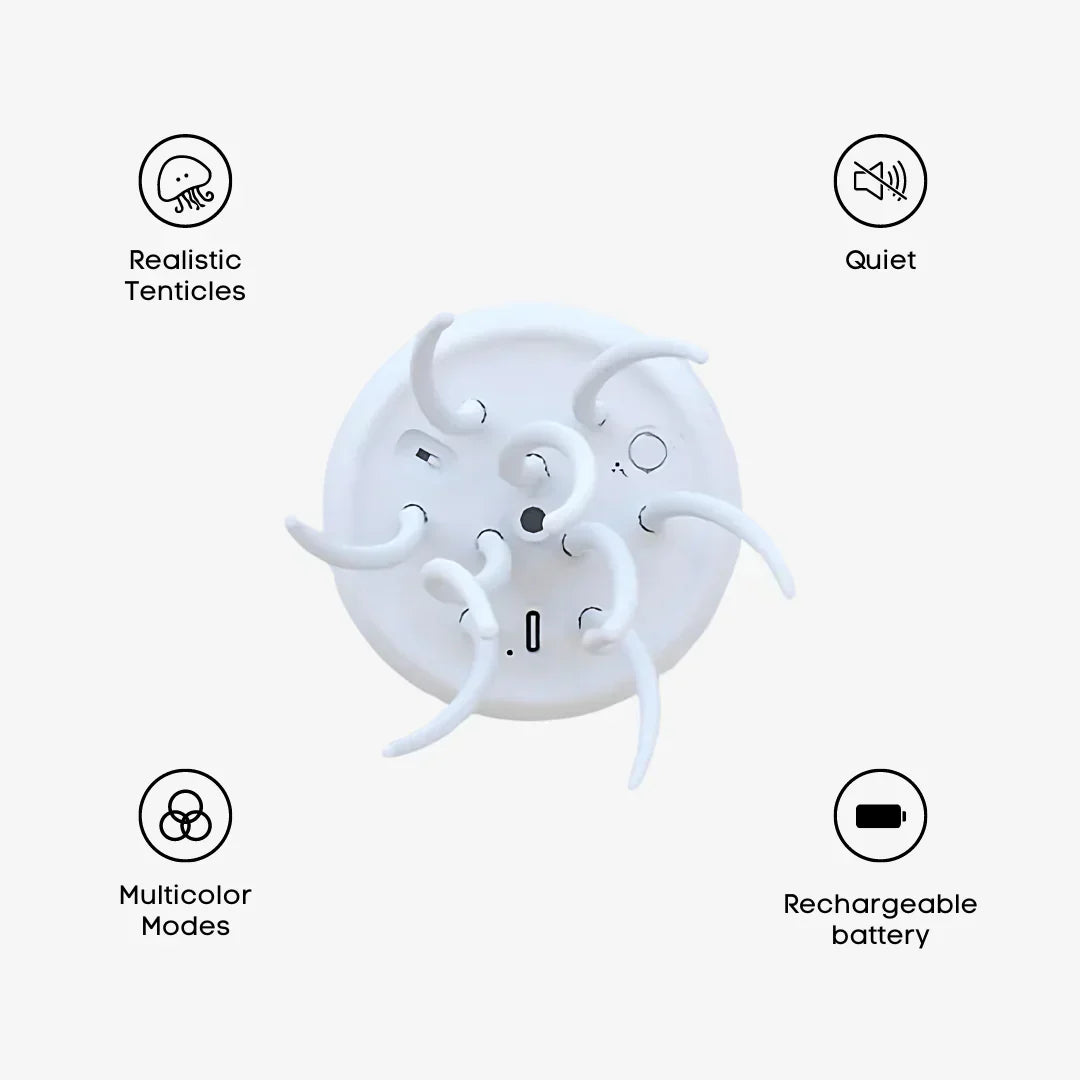 Beloa LED Kwallenlamp | Kleurwisselend, Oplaadbaar via USB-C