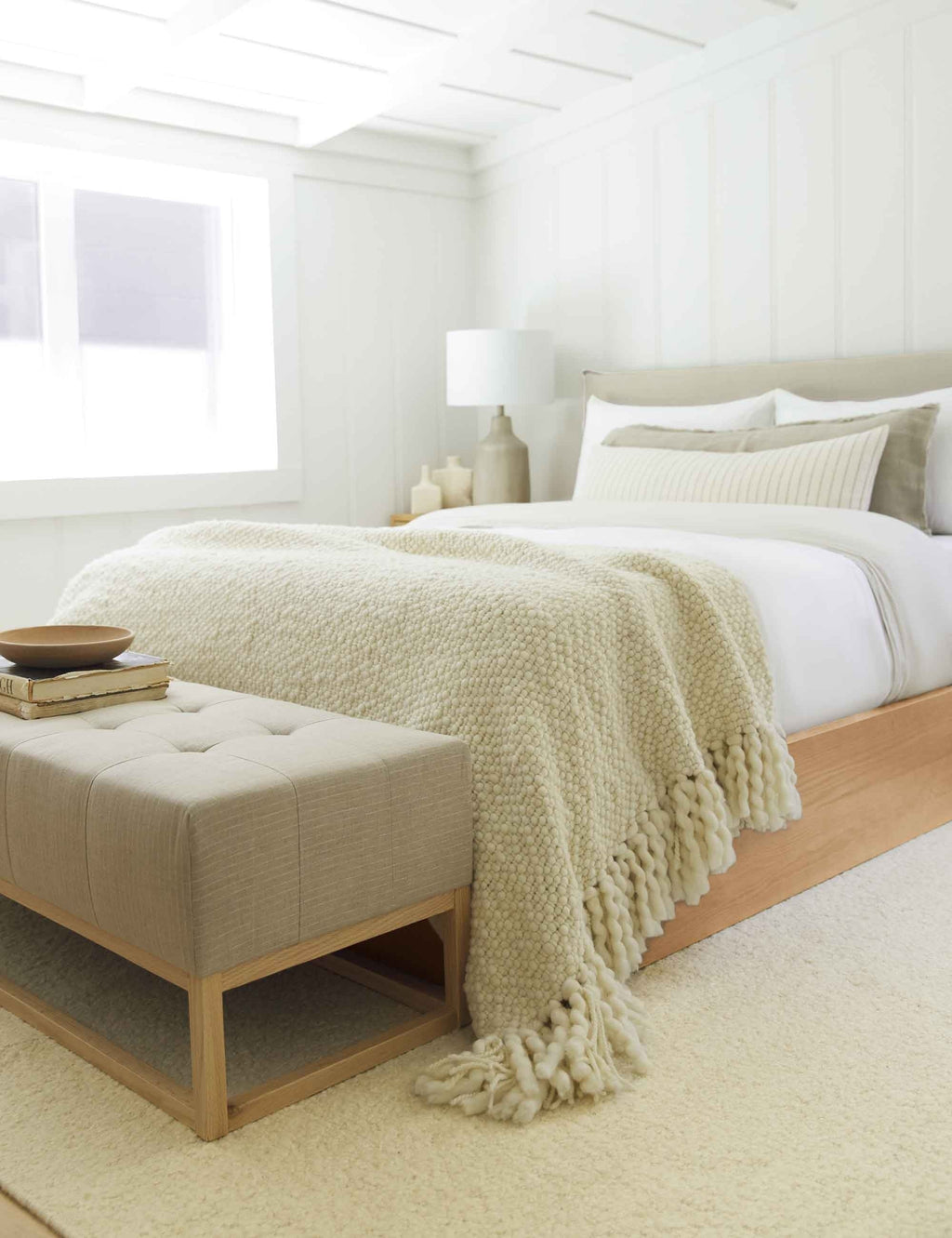 Olea Handwoven Throw | Chunky Knit, Artisan-Made in Argentina
