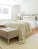 Olea Handwoven Throw | Chunky Knit, Artisan-Made in Argentina