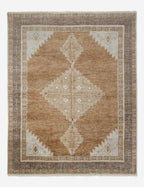 Kairo Wool Rug | Hand-Knotted, Low-Pile Geometric Design